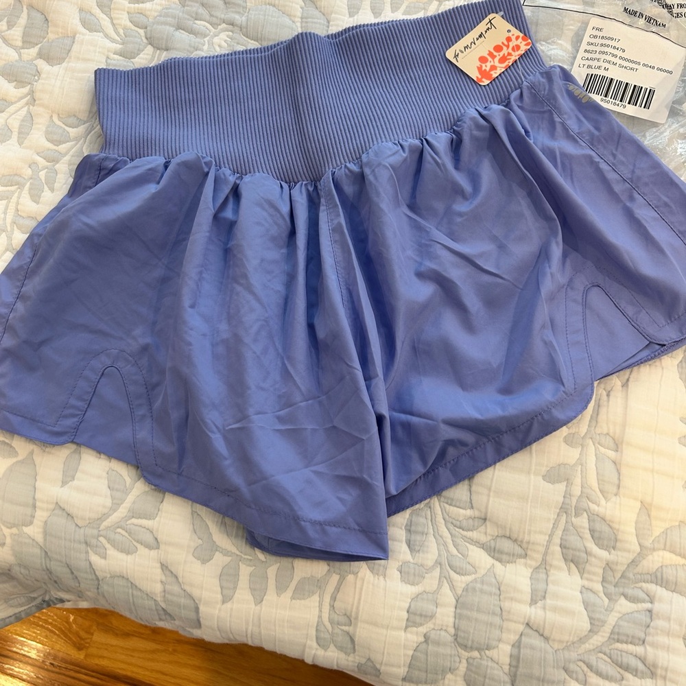 NWT FP Movement Carpe Diem Shorts - size M - Blueberry